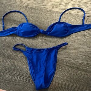 Blue swim suit